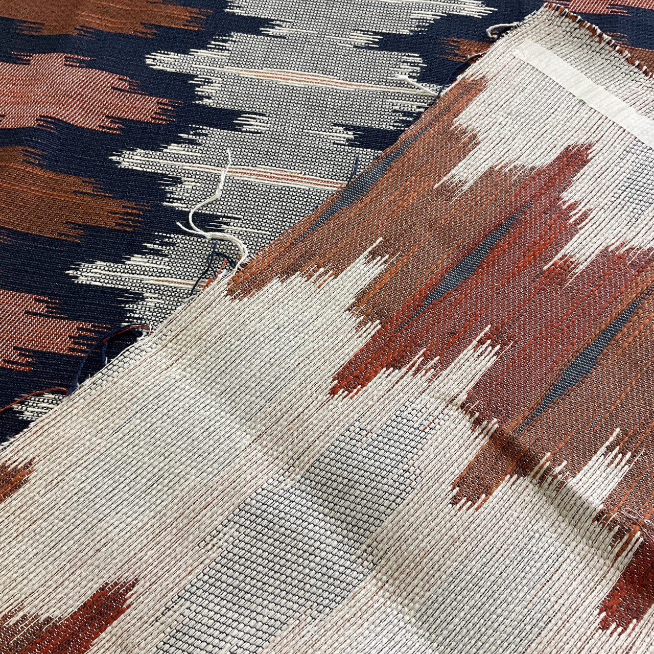 Justina Blakeney Geo Jacquard Mango | Very Heavyweight Jacquard