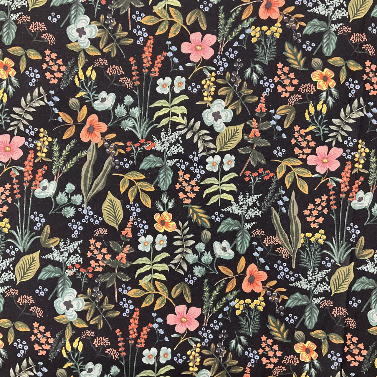 Floral Print Linen fabric 5033