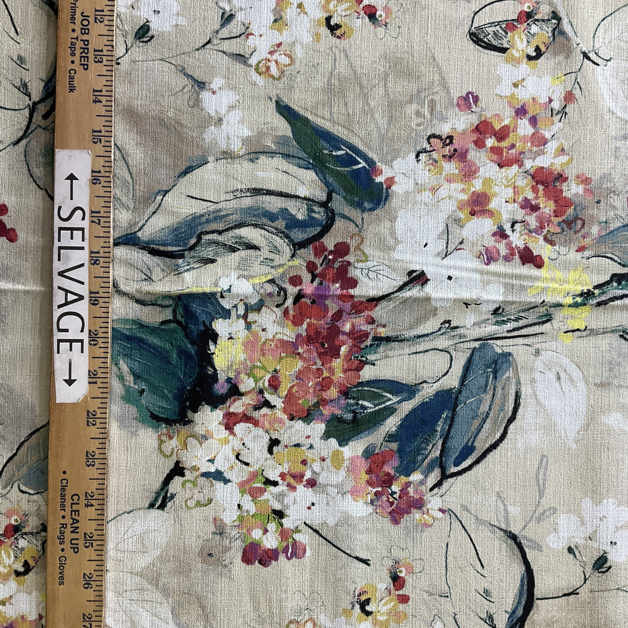 Garden Toile - Floral Fabric By The Yard