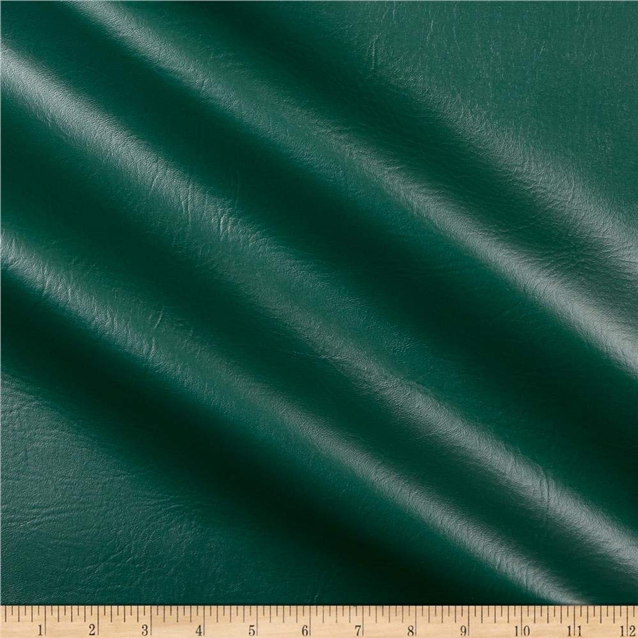 Ottertex 54 Vinyl 100% Polyester Faux Leather Craft Fabric By the Yard,  Forest Green 