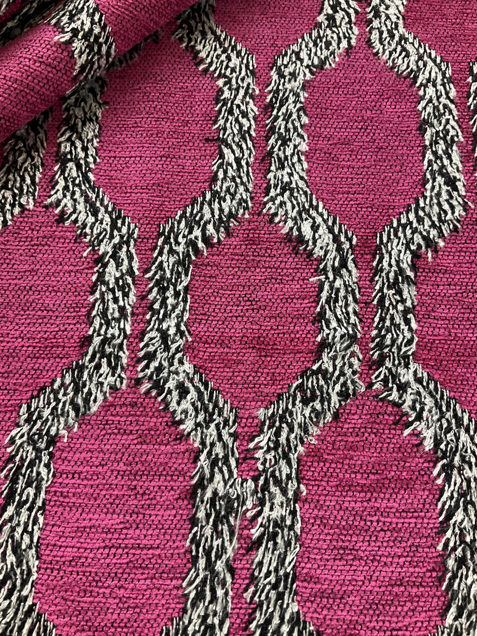 HHF Tyra Currant - Velvet Upholstery Fabric