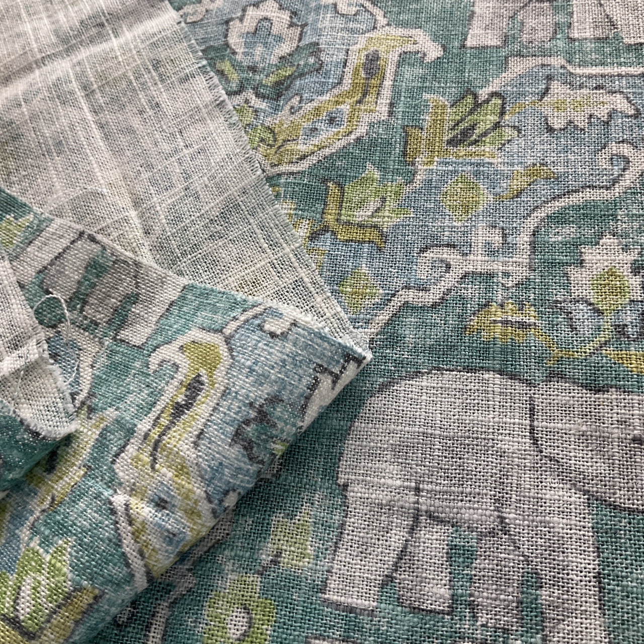 Hilary Farr Loxodonta Linen Caribe | Lightweight Linen Fabric