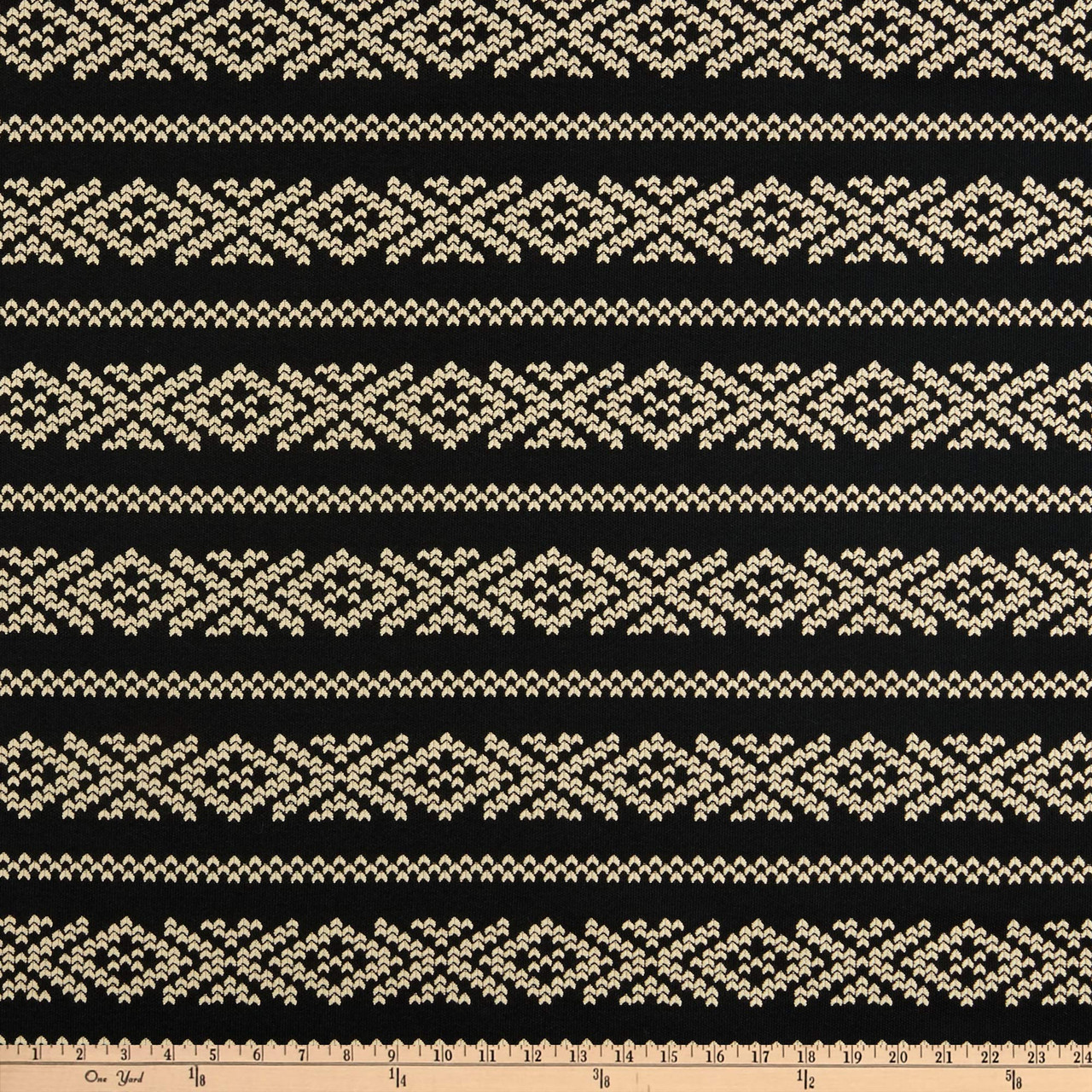 Artistry Tribal Southwest Alvo Jacquard Noir | Heavyweight Jacquard, Duck  Fabric | Home Decor Fabric | 54.75