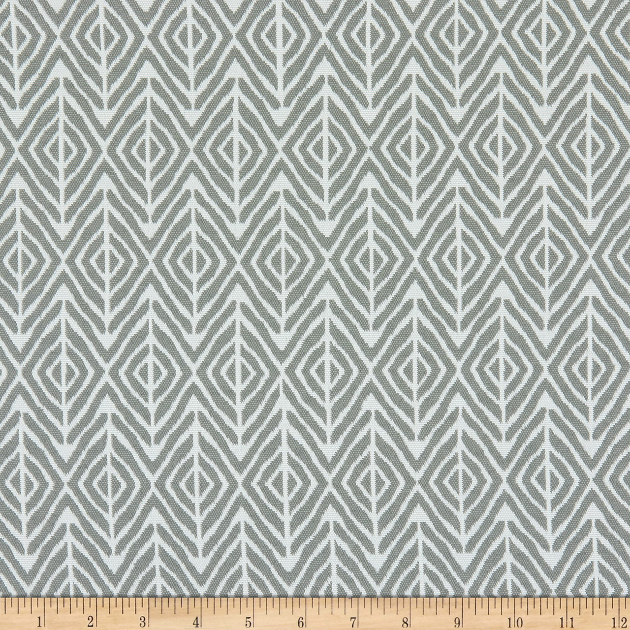 Terrasol Boho Outdoor Jacquard Pewter | Medium/Heavyweight Outdoor,  Jacquard Fabric | Home Decor Fabric | 54