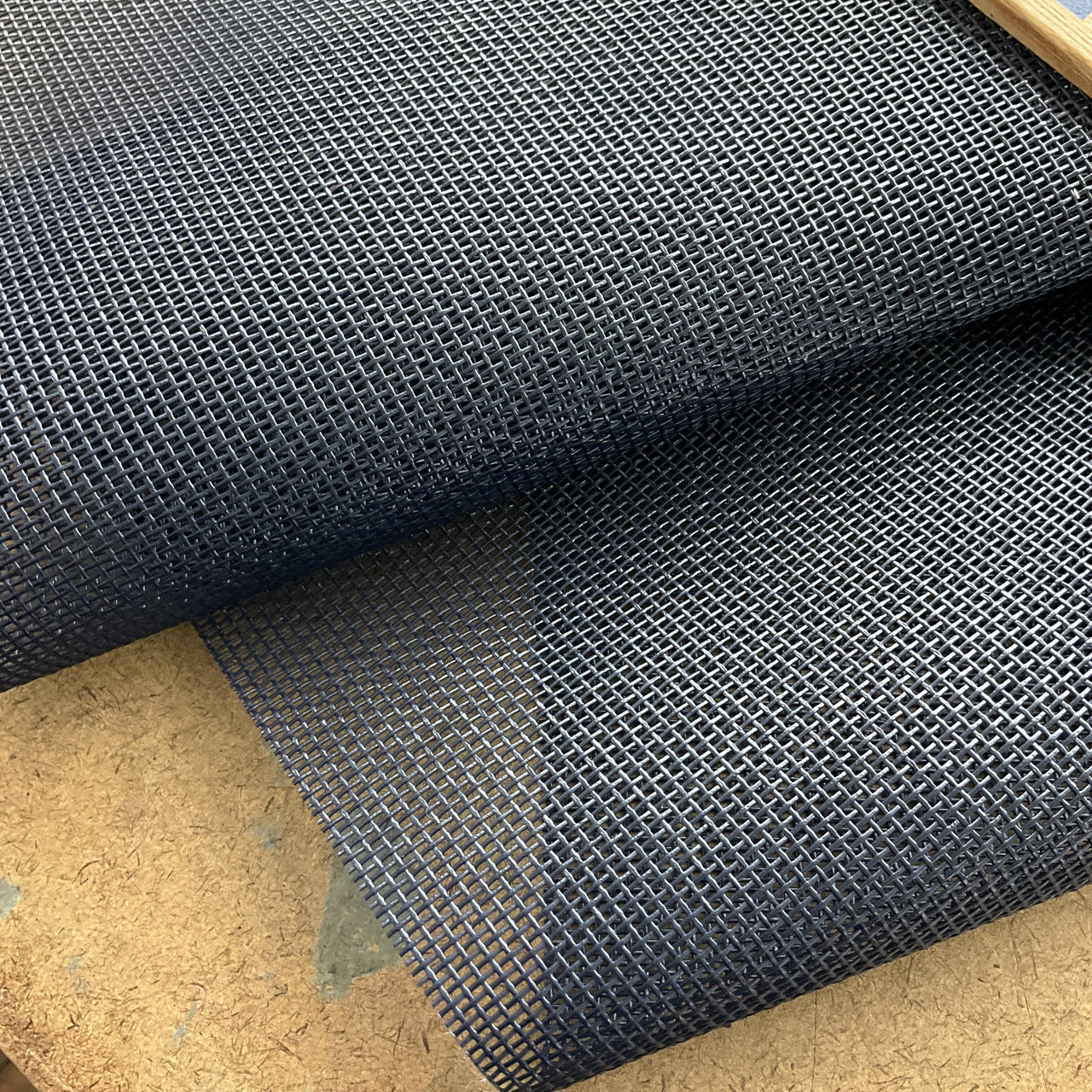 Phifertex Standard Vinyl Mesh Navy Blue Fabric by The Yard