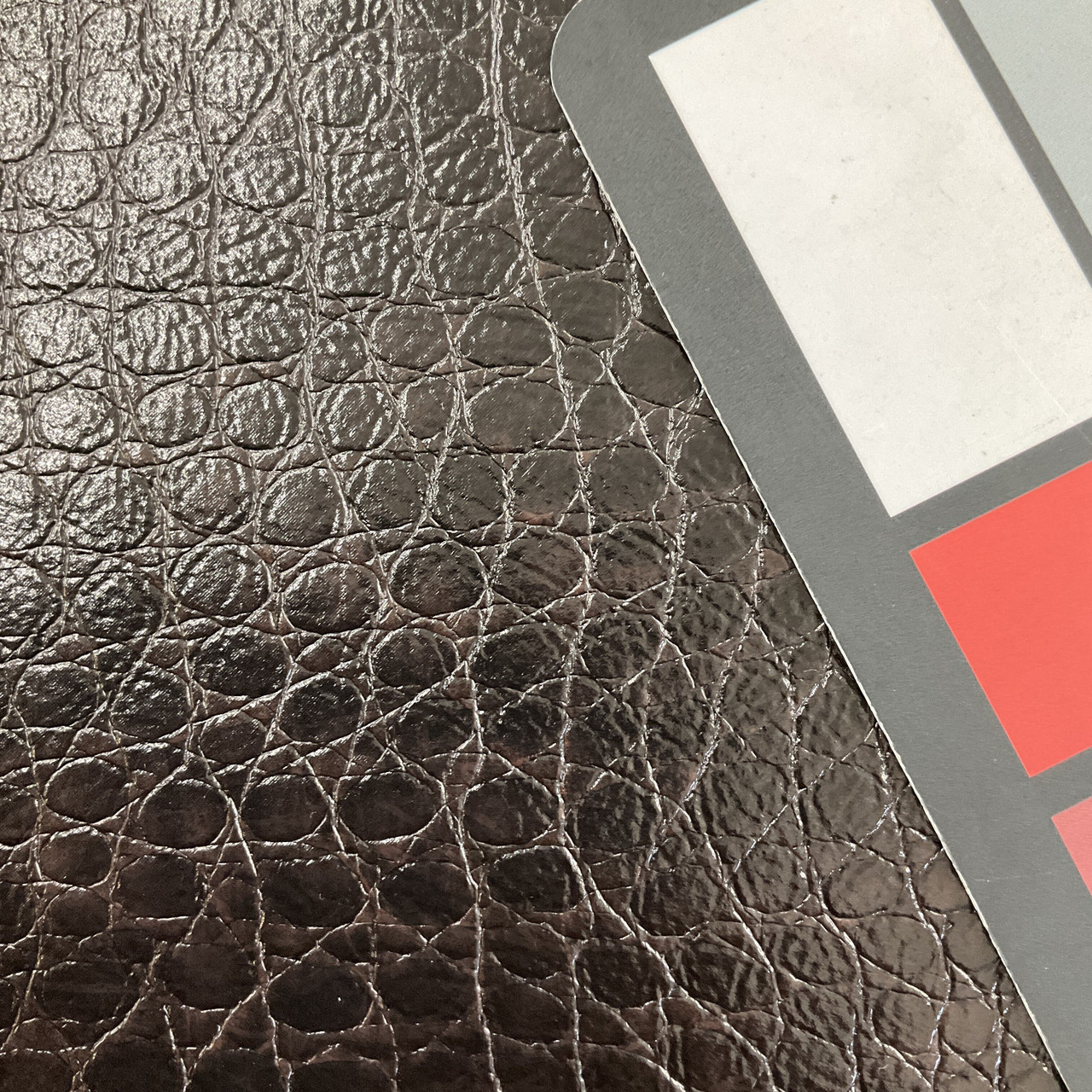 Metallic Embossed Diamond Faux Leather Sheet Fabric Vinyl for 