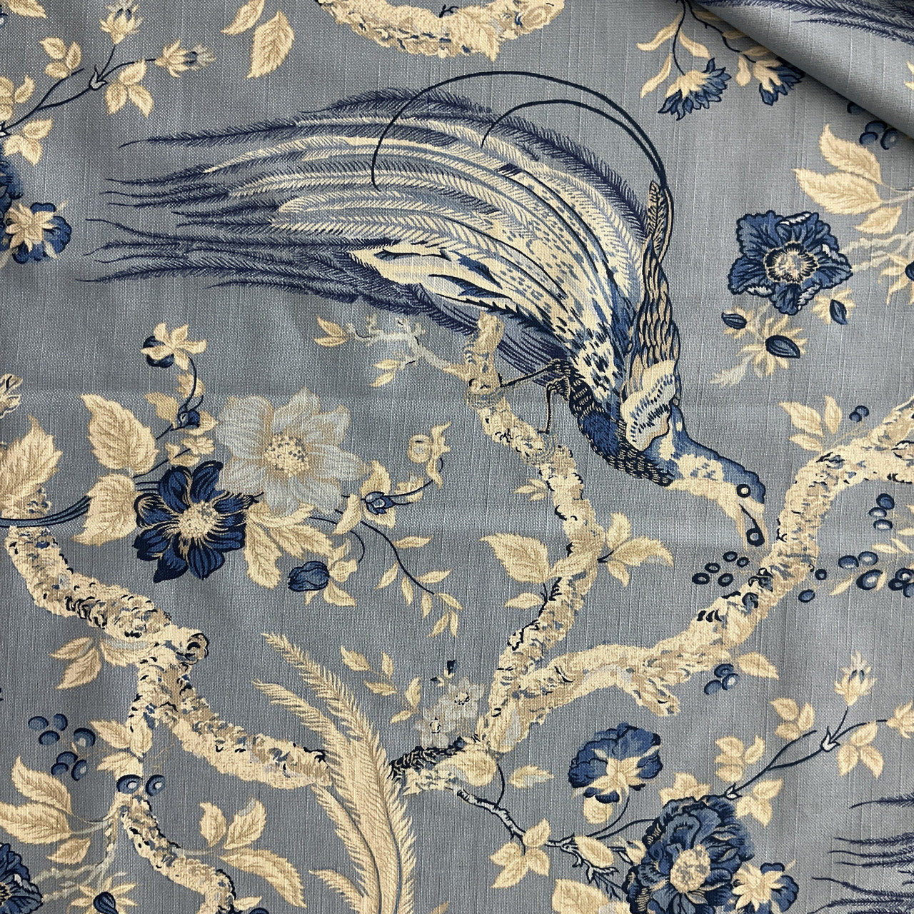 Waverly Olana Duck Larkspur | Medium Weight Duck Fabric | Home Decor Fabric  | 54