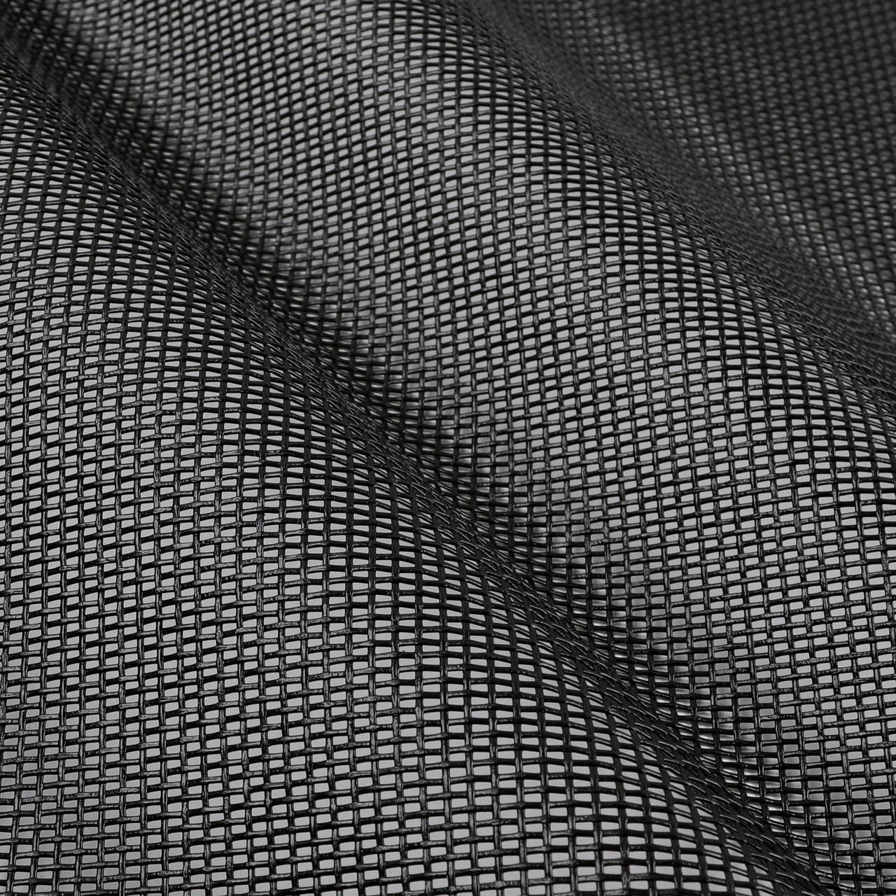 Vinyl Coated Polyester Mesh Fabric, Black 61, Wholesale
