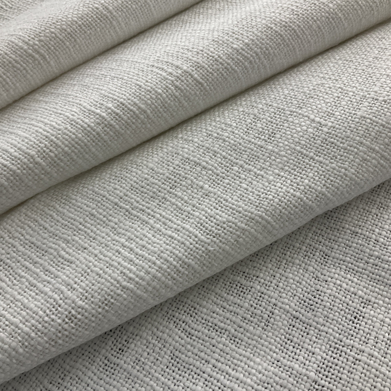 Number One Textiles Solid Slub Cotton Woven White | Medium Weight Woven  Fabric | Home Decor Fabric | 54 Wide