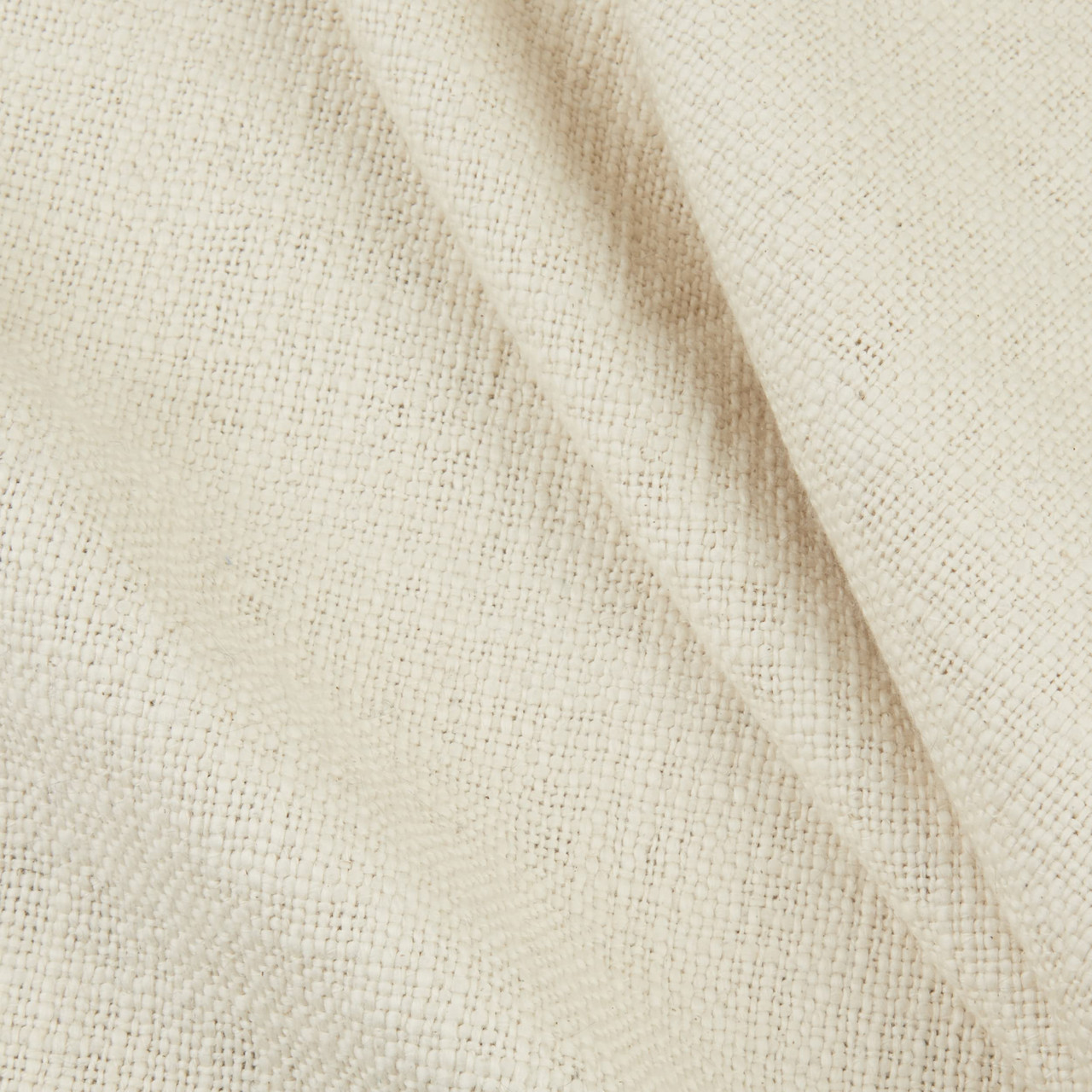 Number One Textiles Solid Slub Cotton Woven Natural | Medium