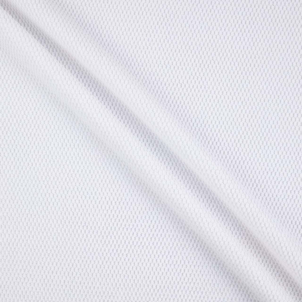 White Birdseye Pique Polyester Mesh  White fabric texture, Stretch mesh  fabric, Clothing fabric patterns