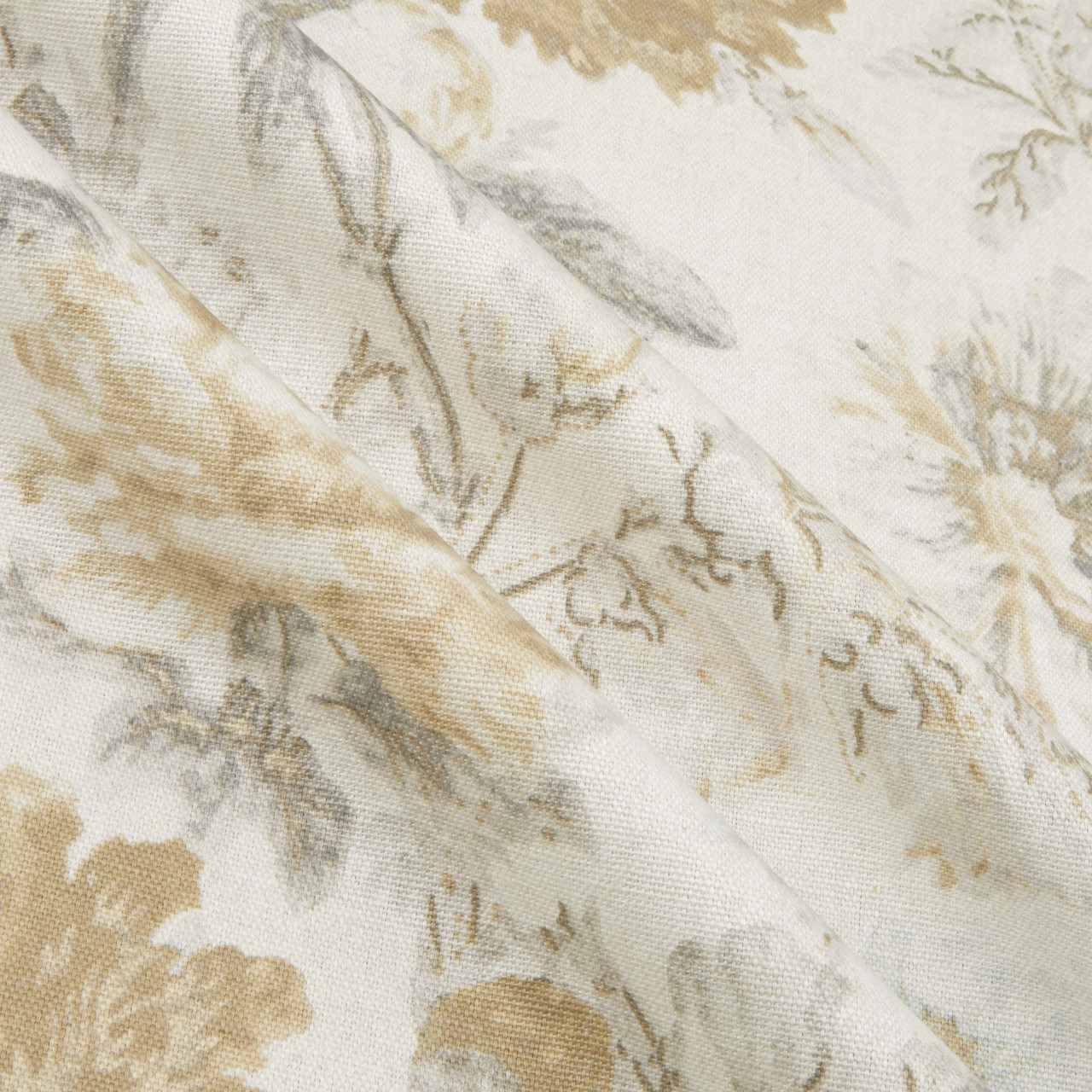 Dijon-Beige-Gold Printed Slub Woven Home Decorating Fabric – Fashion  Fabrics Club