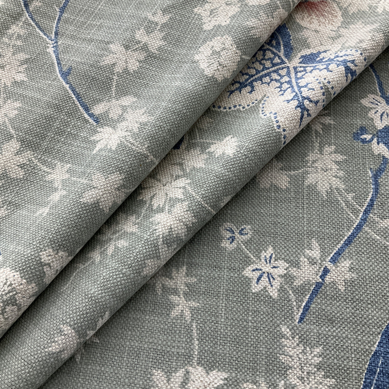 Waverly Stonington Linen Blend Seaspray | Medium/Heavyweight Linen Fabric | Home Decor Fabric | 54" Wide - Fabric Warehouse