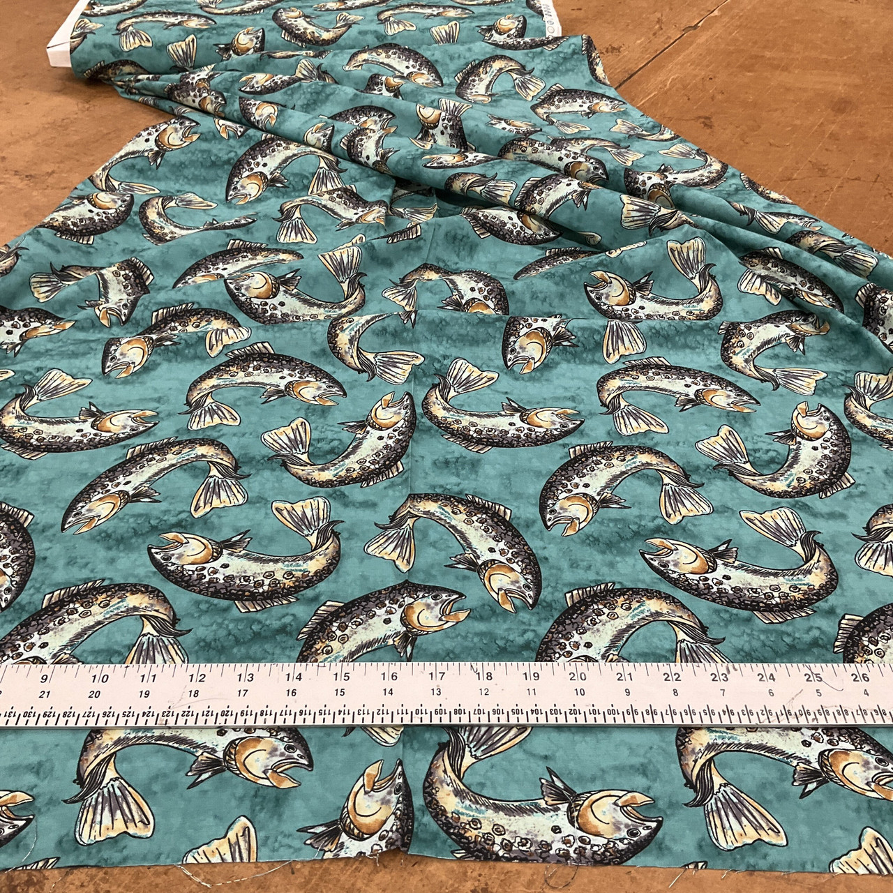 Fishing Fabric | Keep It Reel Packed Fish | Blank Quilting YARD