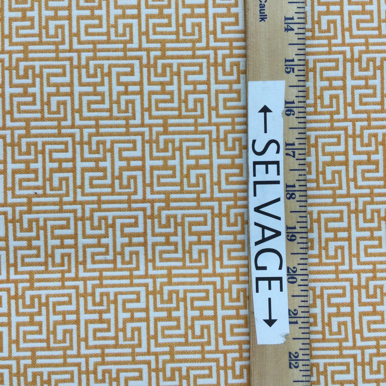 Baylis Aztec Gold Jacquard Designer Fabric By The Yard