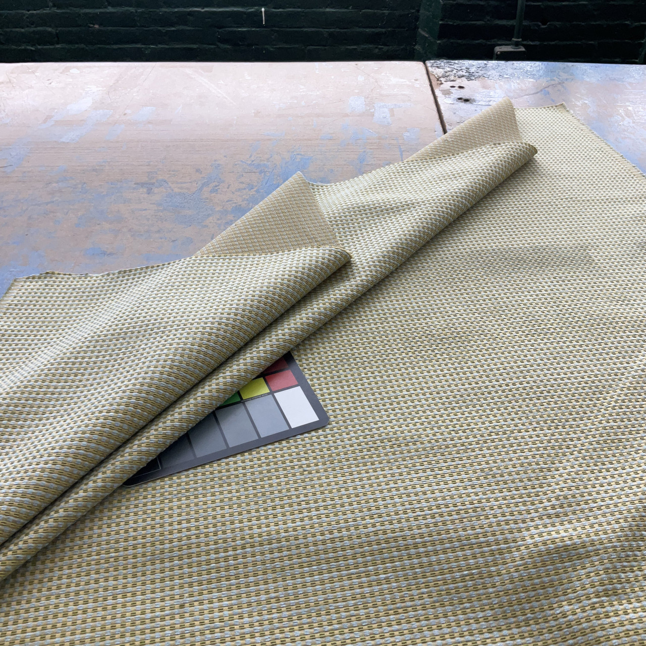 twentieth century fabrics テキスタイル China Seas Quadrille Geometric Linen Print Fabric- Edo