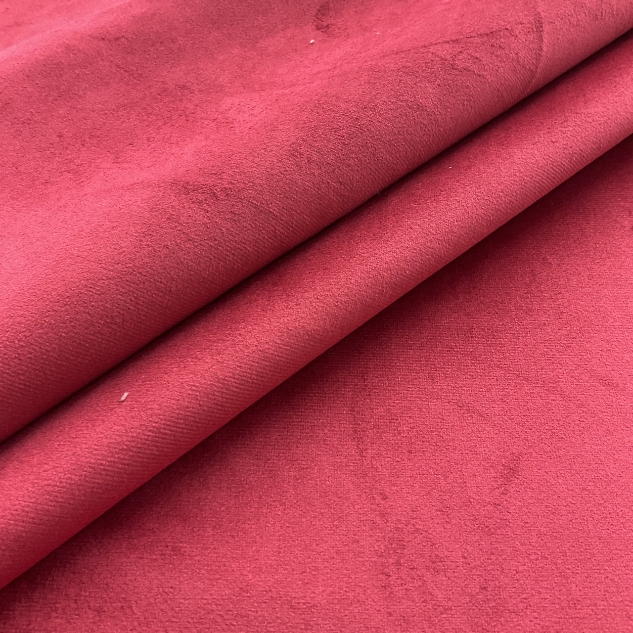 Vette in Scarlet | Velvet Upholstery Fabric | Solid Red