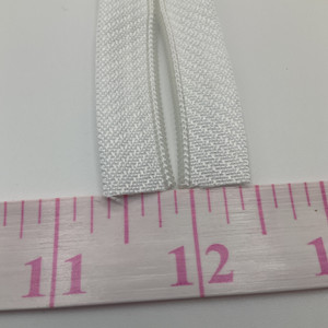 #2 Coil Zipper White | Light Duty | By The Yard