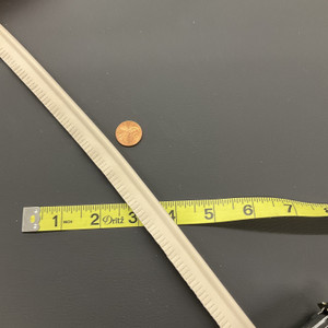 SEAQUEST Lotion Light Beige Welt | Marine Vinyl Upholstery Trim | PSQ-014 || 5/8" wide | 5/32" cord | By the Yard