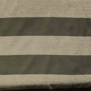 Chenille Stripe Fabric In Olive Green Plush Tan Wide Striped Fabric By The Yard