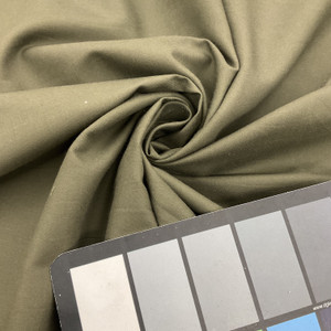 Dark Avocado Green Cotton Multiuse Drapery Fabric By They Yard 54"W Lightweight