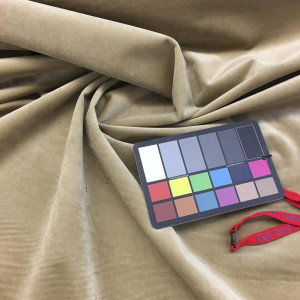 Tan Velvet Upholstery Fabric Robert Allen PREMIUM LUSH JUTE