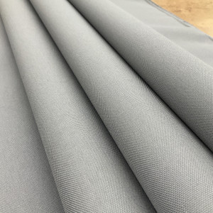 Winter Gray-Simple Gray Textured Wool-Polyester Twill Woven