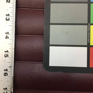 Seaquest Roll N Pleat | Ruby Burgundy Red | PSQ-024 | PLEATED MARINE VINYL Fabric | SUN + SALT PROOF | 54 wide | By the Yard