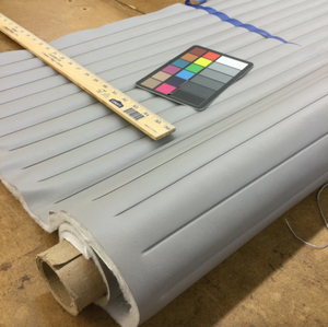 Seaquest Roll N Pleat | Marble Grey | PLEATED MARINE VINYL Fabric | PSQ-015 | SUN + SALT PROOF | 54 wide | By the Yard