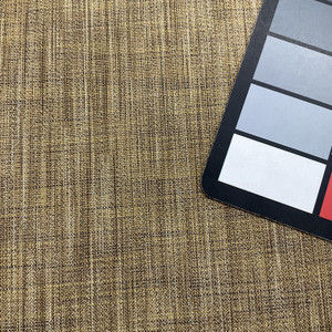 Tan / Natural themed Upholstery Fabric | Cross Hatch | Two Toned | Durable!