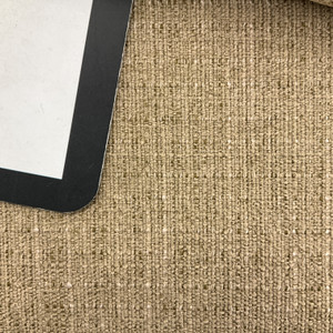 Tan Basketweave Upholstery Fabric | Felt Backed | Smooth finish |