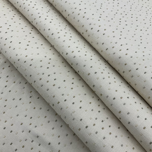 Beige with Textured Dots Upholstery Fabric | 54" wide | By the Yard | Durable