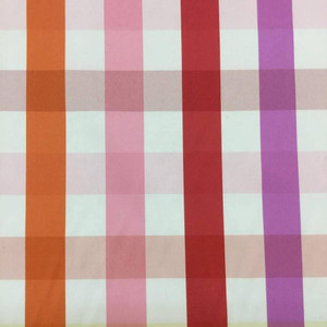 Bright Checked Plaid Upholstery / Drapery Fabric | 54" wide | By the Yard