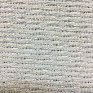 Tone-on-tone Raised Chenille Stripes in Beige Fabric | 54" | BTY | Extra Durable