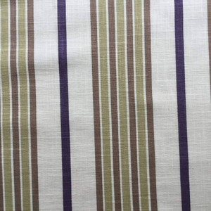 Vertical Muted Stripes Upholstery / Drapery Fabric | 54 wide | BTY | Linen-like