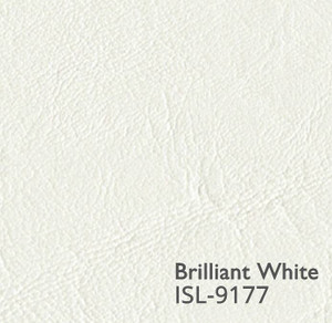 Brilliant White Marine Vinyl Fabric | ISL-9177 | Spradling Softside ISLANDER | Upholstery Vinyl for Boats / Automotive / Commercial Seating | 54"W | BTY