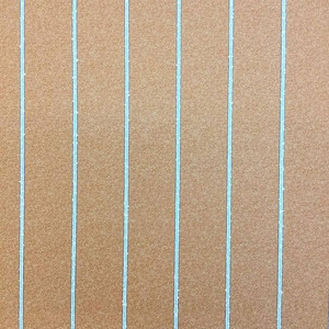 Sunbrella Brick with Blue Stripes | Furniture Weight Fabric | 54 Wide | ByYard