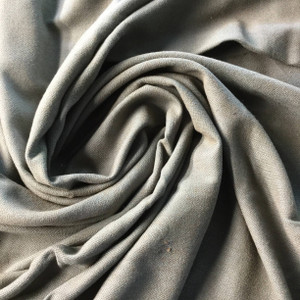 Blue Brown Herringbone Wool Blend Fabric | Medium Weight | Apparel Coats Shrug Upholstery