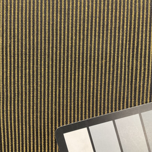 Black and Tan Pencil Stripes | Slipcover / Upholstery Fabric | 56 Wide | BTY