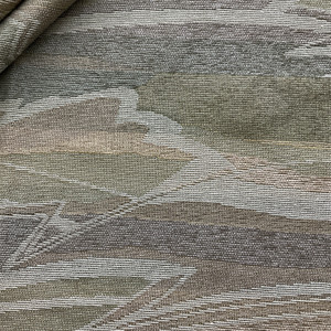Abstract Contemporary in Tan, Green, Beige | Upholstery Fabric | 56 Wide | BTY