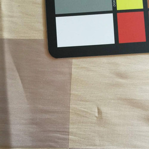 Large Scale Check in Beige and Taupe | Sateen Drapery Fabric | 58 Wide | BTY