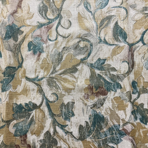 Ivy Trail in Brown and Green | Home Decor / Slipcover Fabric | 56 W | By the Yar