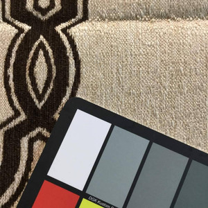 Large Scale Lattice in Brown and Beige.| Upholstery Fabric | 57 W | By the Yard