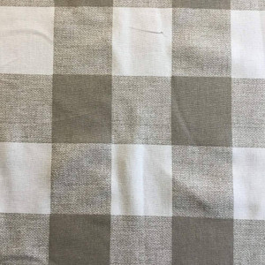 Taupe and Cream 3 inch Check | Premier Prints | Home Decor Fabric | 54 Wide