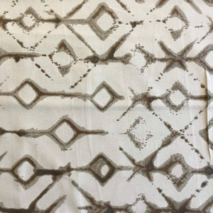 Shibori Diamonds Beige / Brown | Premier Prints | Home Decor Fabric | 54 Wide