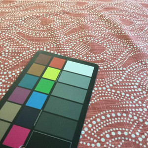 Dotted Ogee in Muted Red / White | Premier Prints | Home Decor Fabric | 54 Wide