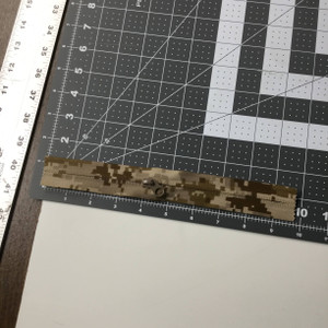 8.25 Inch Desert Camo Non Separating Zipper.    For Pockets and crafting.  YKK