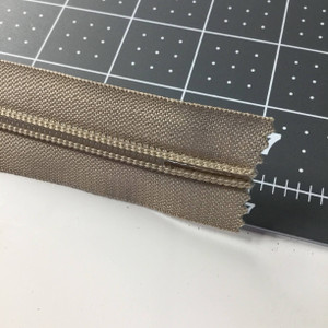 8.25 Inch Desert Camo Non Separating Zipper.    For Pockets and crafting.  YKK