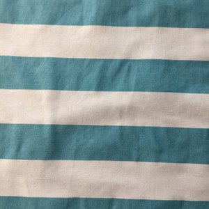 Vertical Stripes Turquoise / White | Home Decor Fabric | Premier Prints | 45 W