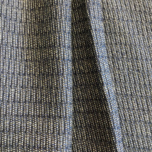 Subtle Stripes Navy Blue / White | Upholstery Fabric  | 54”  Wide | By the Yard